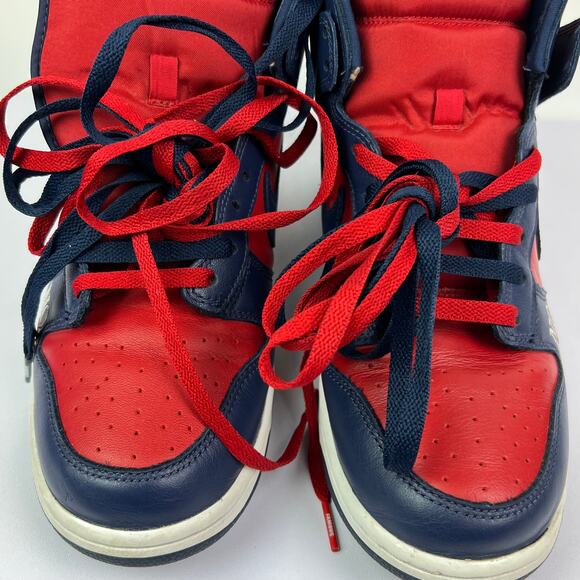 Nike x Supreme Dunk SB High "By Any Means" Red/Navy size 10.5 Style DN3741-600 - Picture 13 of 16